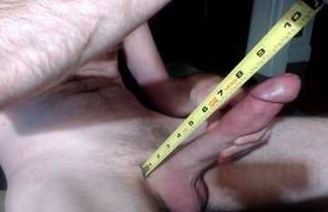 10 Inch Cock Measured - Giant Cock Measured In Solo Video HD â€“ Monster White Cock